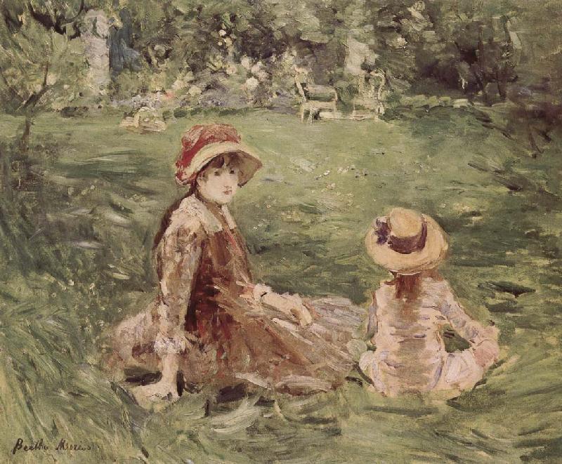 Berthe Morisot In the Moliketer-s garden
